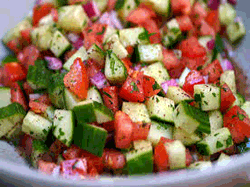 photo of veggie salad